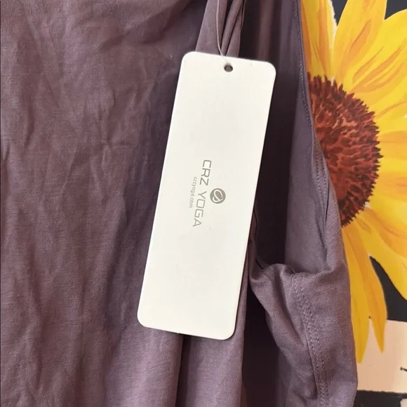 Women's Purple Sleeveless Crz Yoga Tank L - Picture 4 of 7